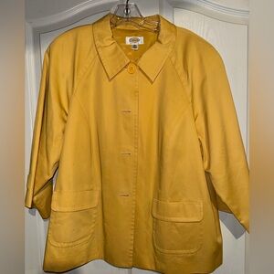Talbots Yellow Trench Coat for Women